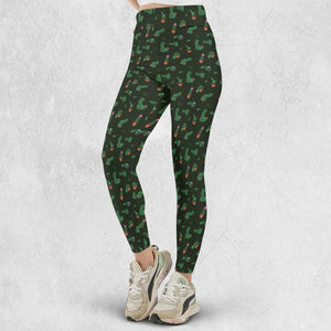 Funny Plants Pattern Legging