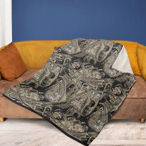 Monty Escher’s Relativity Fleece Blanket