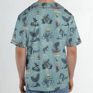 Paranormal Creatures Unisex Baseball Jersey