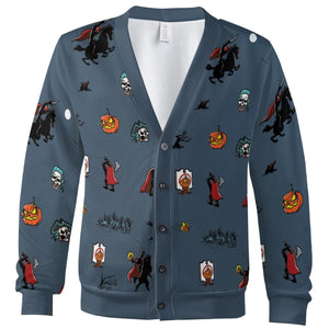 Headless Horseman Ichabod and Mr. Toad Cardigan