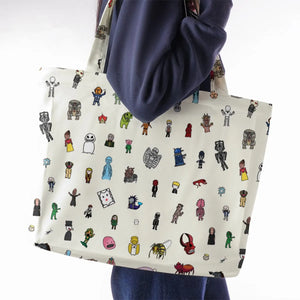 Doctor Who Universe Large Tote Bag