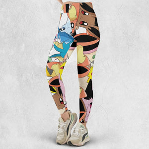 Cute Eevee Evolution Pokemon Legging