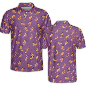 Electric Halloween Cute Pikachu Pattern AOP Men/Women Polo Shirt