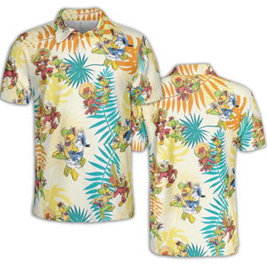 Tropical The Three Caballeros AOP Men/Women Polo Shirt