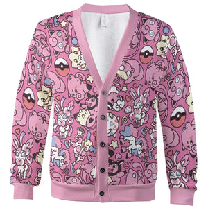 Fairy Pokemon Pattern Cardigan