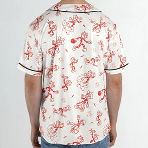 Vintage Style Nostalgic Reddy Kilowatt Unisex Baseball Jersey