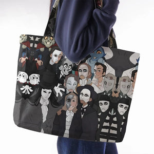 Faces The Phantom of Opera Large Tote Bag