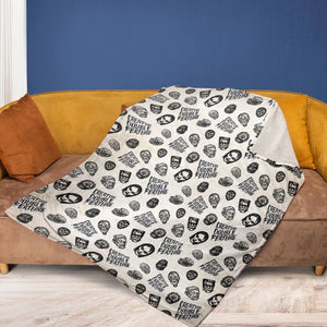 Creature Double Feature Horror Characters Fleece Blanket