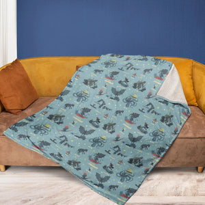 Paranormal Creatures Fleece Blanket