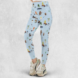 Go Fishing with Star Wars Characters Legging