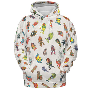 All-over Print Hoodie - YLGV8DLH - - 2