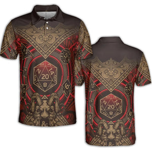 Critical Style DnD AOP Men/Women Polo Shirt