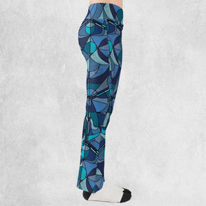 Stained Glass Monster RPG Flare Leggings