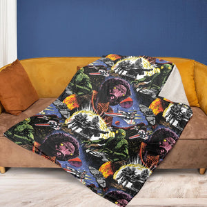 Galactic War Battlestar Galactica Fleece Blanket