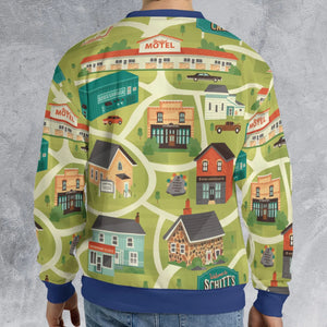 Schitt's Creek Town Map All-over Print Sweatshirt