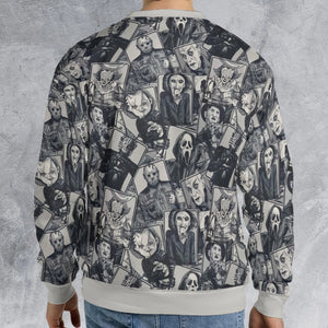 Halloween Horror Villains All-over Print Sweatshirt