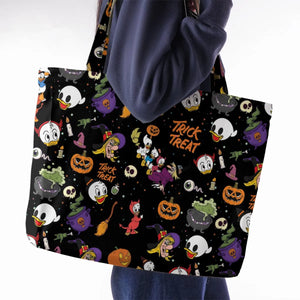 Huey, Dewey and Louie Duck Halloween Large Tote Bag