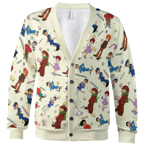 The Little Rascals Cartoon Characters Cardigan
