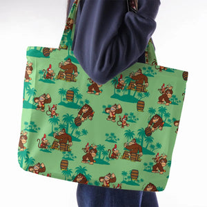Donkey Kong & Diddy Kong Large Tote Bag