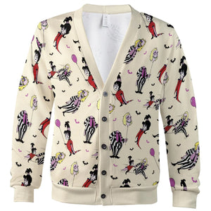 Cartoon Creep Beetlejuice Cardigan