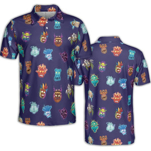 Crash Style Crash Bandicoot AOP Men/Women Polo Shirt