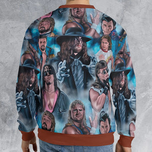 90s Wrestlers All-over Print Sweatshirt