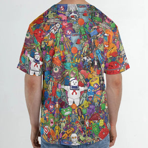 Ghostbusters Toybox Unisex Baseball Jersey