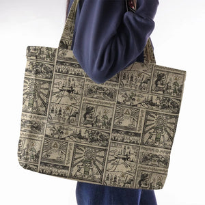 Zelda Story Of The Hero Time Legend Large Tote Bag