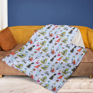Halloween Costume The Simpsons Fleece Blanket