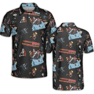 Rocky Horror Bullwinkle AOP Men/Women Polo Shirt