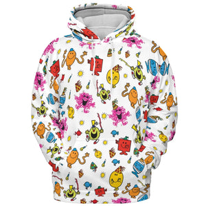 Party Mr. Men Little Miss All-over Print Hoodie