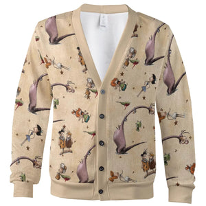 The Flintstones Creepyfied Cardigan
