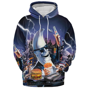 Retro Moon Mac Tonight All-over Print Hoodie