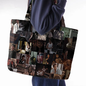 Memorable Vampire Moments The Vampire Diary Large Tote Bag