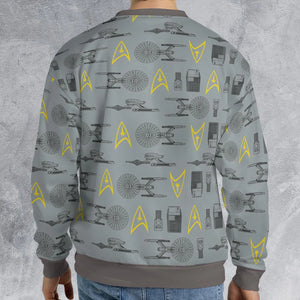 S.T Shipyard Star Trek All-over Print Sweatshirt