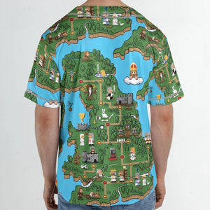 Pixel Art Python Monty Python Unisex Baseball Jersey