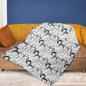 Vintage Dick Van Dyke Show Fleece Blanket