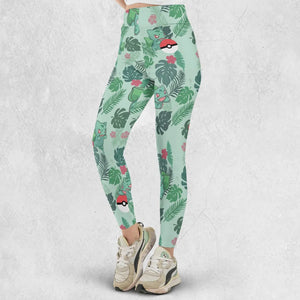 Bulbasaur Pokemon Pattern Legging