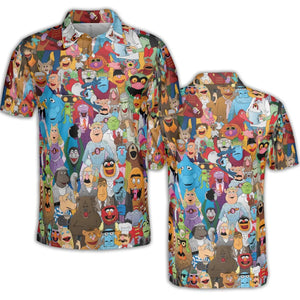 The Great Muppet Jubilee The Muppet AOP Men/Women Polo Shirt