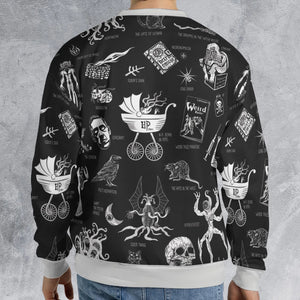 H.P. Lovecraft Monsters All-over Print Sweatshirt