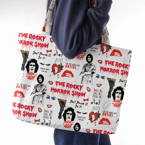 The Rocky Horror Picture Show Pattern Large Tote Bag