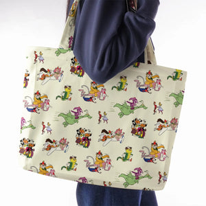 NBC Vintage Cartoon Large Tote Bag