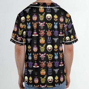Five Nights At Freddys World Unisex Baseball Jersey