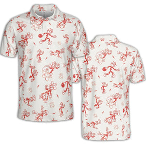 Vintage Style Nostalgic Reddy Kilowatt AOP Men/Women Polo Shirt