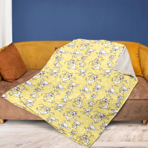 Lab Style Pinky and the Brain Fleece Blanket