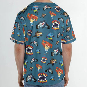 Ripster Slash Street Sharks Unisex Baseball Jersey