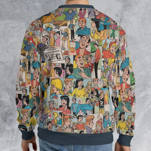 Archie Comics Characters All-over Print Sweatshirt