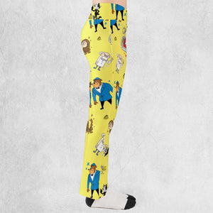 Felix The Cat Characters Flare Leggings