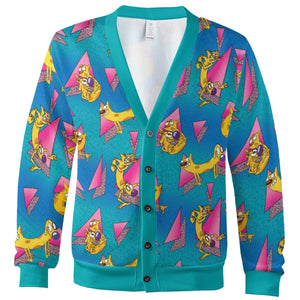 CatDog Nickelodeon Pattern Cardigan