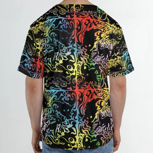 Eevee Pokemon Black Unisex Baseball Jersey